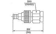 MCX Plug - SMA Plug