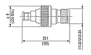 MCX Plug - SMA Jack