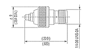 MMCX Plug - SMA Jack