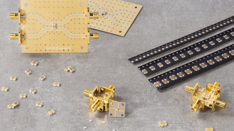 Representative RF passive component assemblies and LTCC components