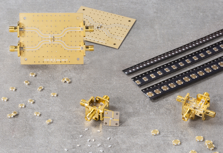 Representative RF passive component assemblies and LTCC components